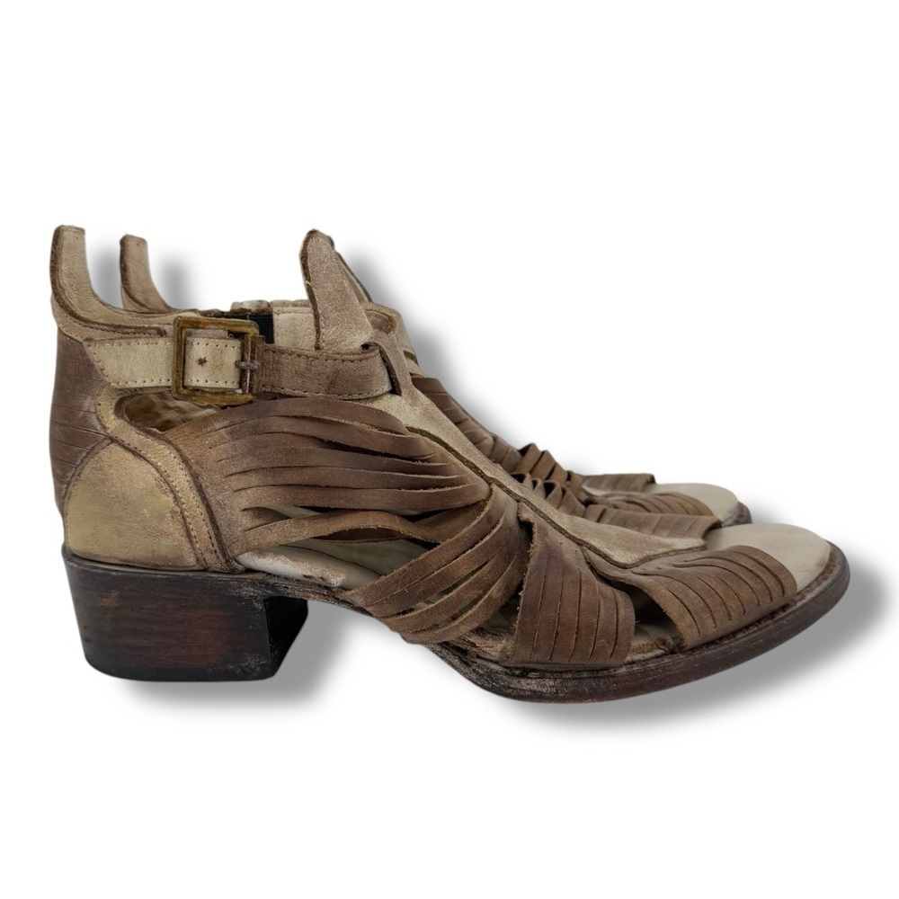 Freebird By Steven Arrow Open Toe Distressed Ston… - image 2